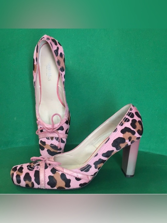 Nando Muzi Shoes - Nando Muzi Pink Leopard Pumps 38.5